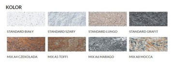 Ś KOST-BET Ступенька лестницы MURO сплит 120x35x15 белый графит ирис мараго