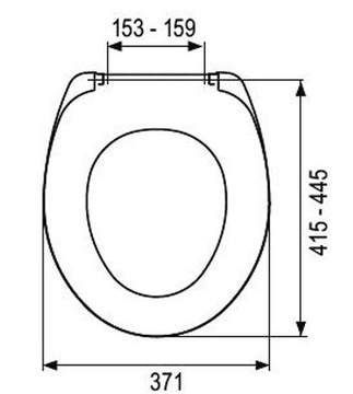 СИДЕНЬЕ ДЛЯ УНИТАЗА УНИВЕРСАЛЬНОЕ МЕДЛЕННО ЗАКРЫВАЮЩЕЕСЯ, БЕЛОЕ
