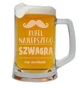 KUFEL DO PIWA Z GRAWEREM DLA SZWAGRA PREZENT WZORY