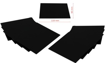CIEMNA SZYBKA SPAWALNICZA DIN 8 110x90 mm 10 szt