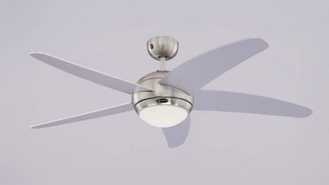 WENTYLATOR WIATRAK SUFITOWY BENDAN II LAMPA PILOT