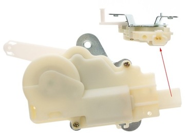 TOYOTA YARIS 99-05 ZÁMEK VZPĚRA/TLAKOVAČ ZÁMKU KRYT ZADNÍ