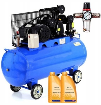 Kompresor sprężarka piaskowania 300L / 1500L 400V