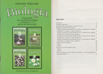 BIOLOGIA 4-5 przewodnik do nauczania Stępczak