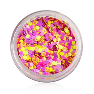 OZDOBY DO PAZNOKCI Zdobień Piegi Cekiny Confetti mix 3g Mistero Milano 5006