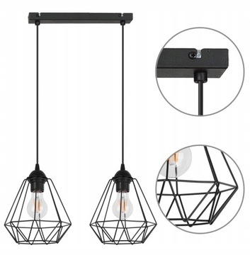 ПОТОЛОЧНЫЙ ПОДВЕСНОЙ СВЕТИЛЬНИК DIAMOND LOFT EDISON