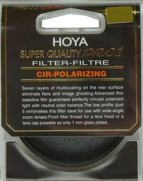 Filtr HOYA polaryzacyjny kołowy PRO1 55 mm