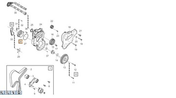 САЛЬНИК ПЕРЕДНЕГО ВАЛА VOLVO D3 D4 D5 ОРИГИНАЛ