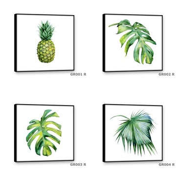 Картины на холсте 40х40 Современная картина ПАЛЬМА