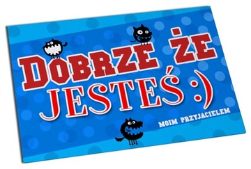 MAGNES na LODÓWKĘ PRZYJAŹŃ 10X14 DUŻO WZORÓW