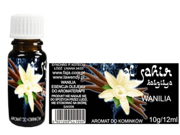 olejek zapachowy Wanilia 12ml do kominka waniliowy