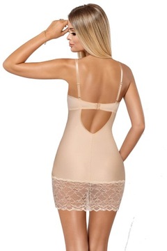 Комплект бюстгальтера-стрингов пуш-ап VESTA 80B BEIGE