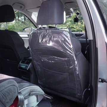 Защитный чехол из фольги на переднее сиденье автомобиля.
