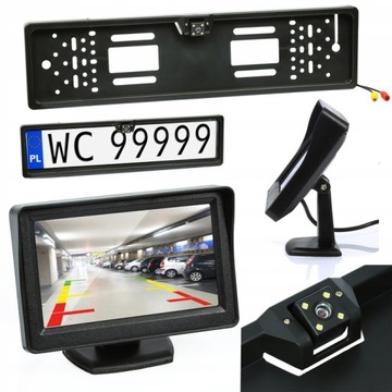 KAMERA COFANIA W RAMCE LED MONITOR 4,3'' LCD 2xAV
