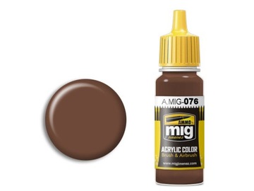 Farba akrylowa Brown soil A.MIG076 AMMO Mig