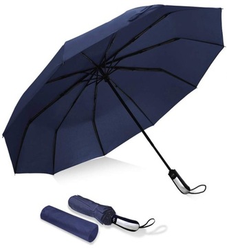 Porządny parasol parasolka automaty unisex składana włókno lekka pokrowiec