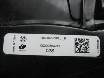 PRAVÁ SVĚTLO ZADNÍ - VW UP FACELIFT 1S0
