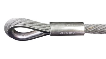 Трос стальной оцинкованный 16мм FlexMax 6х36 1м