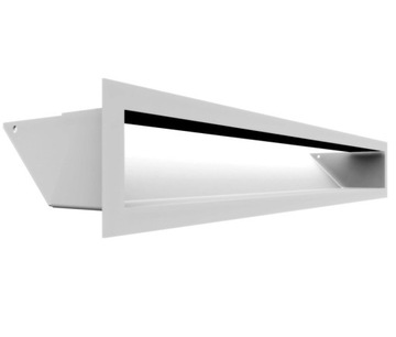 Kratka kominkowa luft 45S 90x600 biały bez łączeń