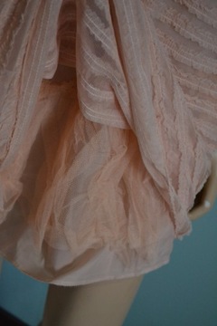Sukienka 38 M rozkloszowana szyfon tiul wesele lou