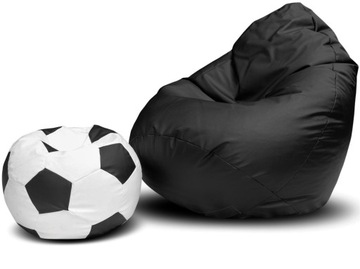 FOTEL SAKO XXXL + GRATIS pufy WOREK XL PUFA XXL