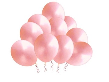 Balony pastelowe 25cm pink różowy (100szt)