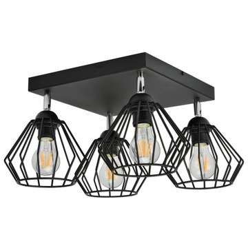 LAMPA WISZĄCA SUFITOWA ŻYRANDOL BRYLANT LED EDISON
