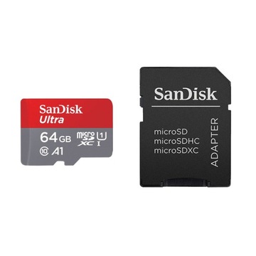 Karta pamięci SanDisk Ultra microSDXC 64GB Adapter