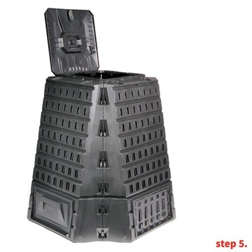 Kompostownik ogrodowy Biocompo 900l całoroczny