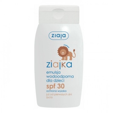 ZIAJKA SŁONECZNA EMULSJA DLA DZIECI SPF 30 WODOOD*