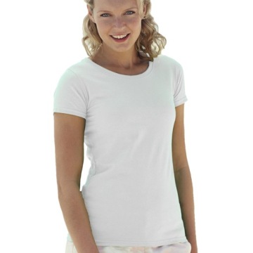 DAMSKI T-SHIRT FRUIT OF THE LOOM Biały vw L