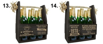 КОРОБКА ДЛЯ ПИВА С ГРАВИРОВКОЙ ПОДАРОК ​​НА ДЕНЬ РОЖДЕНИЯ