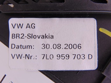 7L0959703D MOTOREK ZVEDÁK OKNO VW TOUAREG 7L