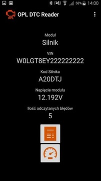 Интерфейс DIAG OBD2 DPF OPEL INSIGNIA ASTRA Diesel