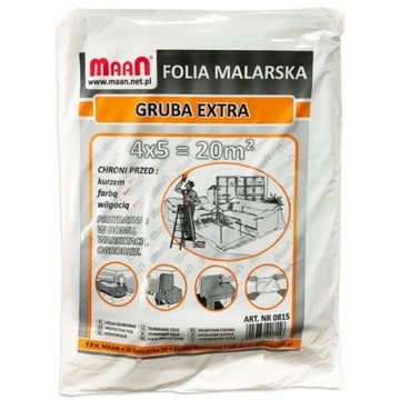 Folia malarska – gruba EXTRA 4x5 m