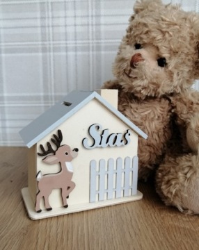 Копилка с гравировкой для мальчика.