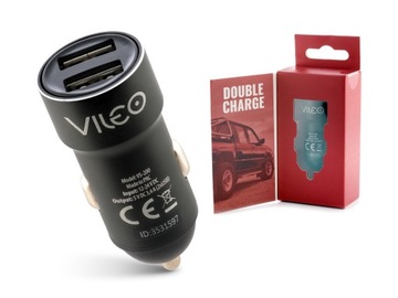 БЫСТРОЕ АВТОМОБИЛЬНОЕ ЗАРЯДНОЕ УСТРОЙСТВО 2xUSB 3.4A тип C