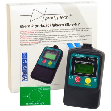 Miernik, tester grubości lakieru GL-3UV