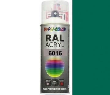 MOTIP RAL ACRYL 6016 POŁYSK DUPLI-COLOR FARBA AKRYL SPRAY 400 ML