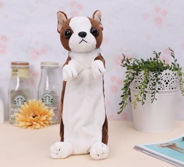PLUSZOWY PIÓRNIK SZKOLNY PIES PIESEK KAWAII DOG