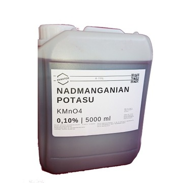 Перманганат калия. Водный раствор 0,10%. 5000 мл.