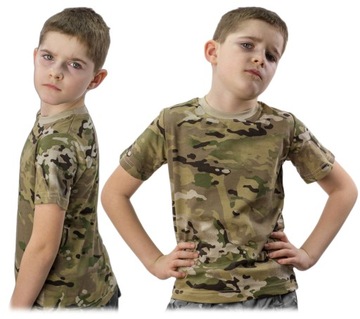 Koszulka Dziecięca Wojskowa T-Shirt Multicam r.110