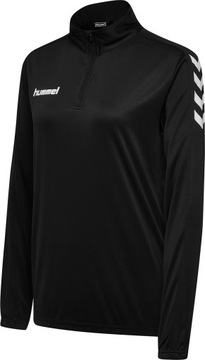 HUMMEL BLUZA DAMSKA CORE 1/2 ZIP - CZARNA ROZM. M