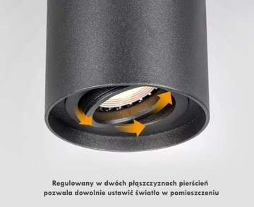 НАКЛАДНЫЕ ГАЛОГЕННЫЕ СВЕТИЛЬНИКИ С ПОДВИЖНОЙ ТРУБКОЙ +GU10