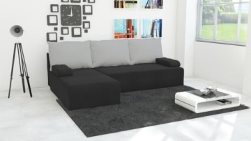 Маленький угловой мини-диван, складной, открывается для сна.