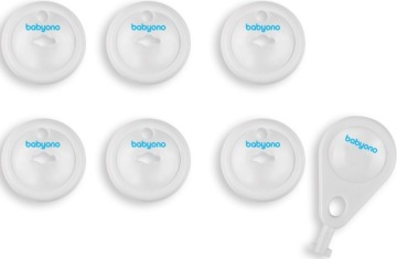 BabyOno Захист для контактів розеток електричний ключем 6 шт.