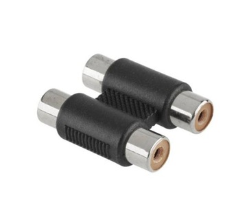 Przejście RCA gniazdo 2x -gniazdo 2x lornetka 3488