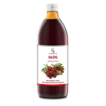 Sok z Głogu 500ml bez konserwantów NATURALNY Wit.C