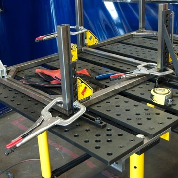 Ścisk zacisk klamrowy typu C 165x46 PR6