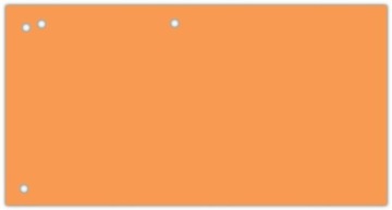 Przekładka czysta 1/3 A4 Protos pomarańczowa 50k